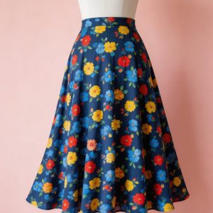 Women line midi skirt